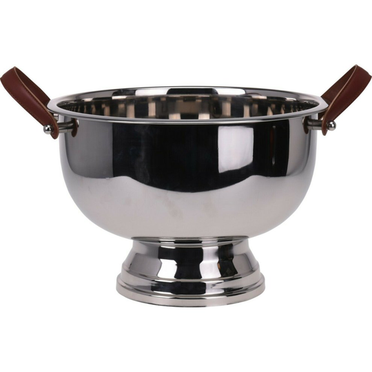 Extra Large Massive Deep Bowl Large Champagne Bucket Wine Cooler Faux Handles