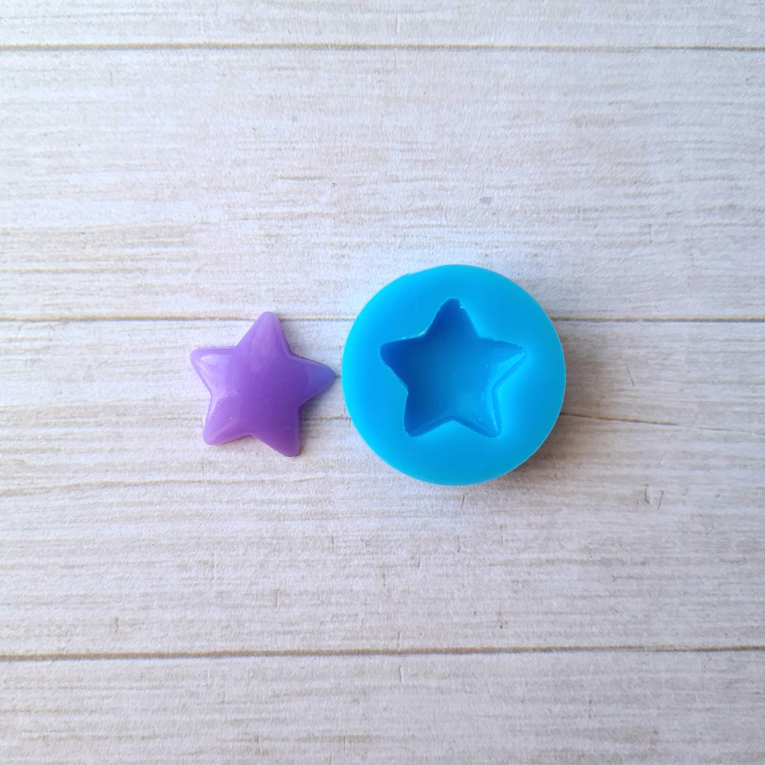 star Mold 19.8mm, Silicone Moulds, Polymer Clay Mold, Soap Mould Resin, Flexible Mould, Miniature Wax 3D Silicone Mold