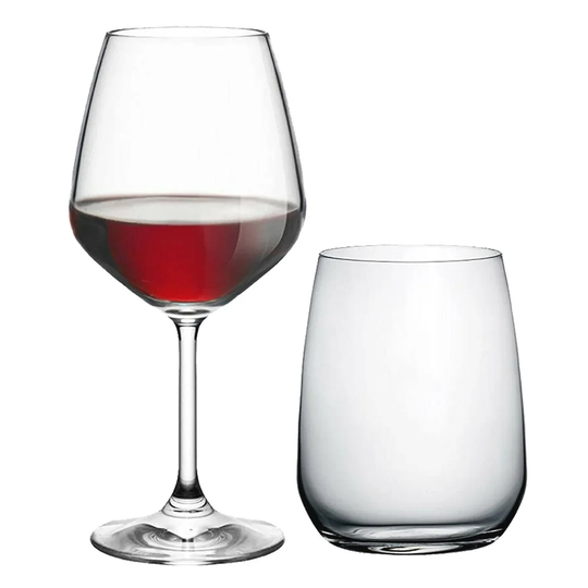 Careen 8 Piece Glass Assorted Glassware Set