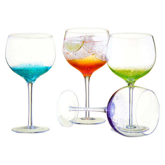 Fizz 4 Piece 700ml Glass Cocktail Glass Set