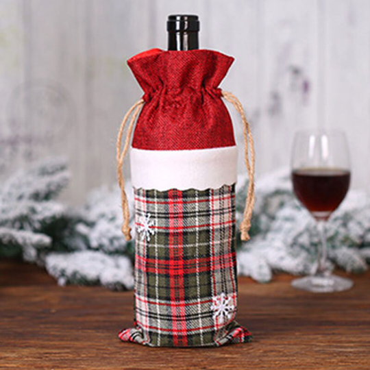 Pack Of 2 Wine Bags, Christmas Wine Bottle Bag, Jumper For Bottle, Cover, Gift, Xmas Table Decoration