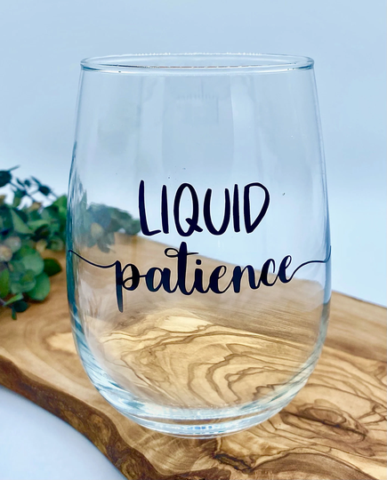 Custom 17Oz Stemless Wine Glass, Fun Funny Matching Set Drinkware, Drinking Glasses