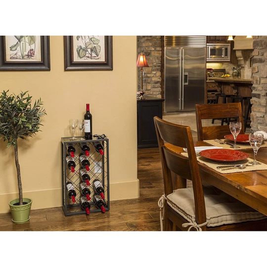 Jaede 23 Bottle Floor Wine Bottle Rack