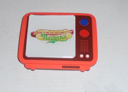 Vintage Nathan's Snack Tv Commercial Fridge Refrigerator Magnet Advertisement Classic Food Hot Dog Hotdog Famous 4Th July Contest Champ