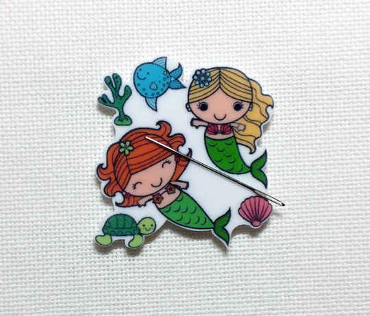 Mermaid Cuties Needle Minder For Cross Stitch | Embroidery Cover Diamond Painting