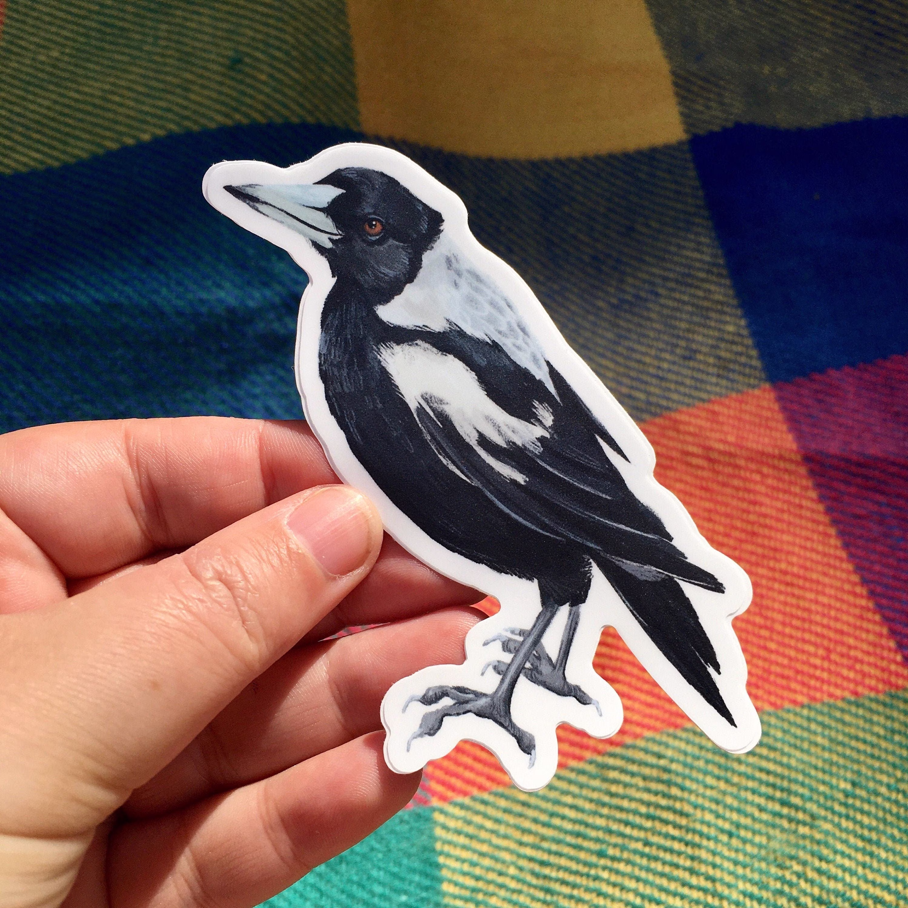 sticker - Magpie Matte Waterproof Vinyl