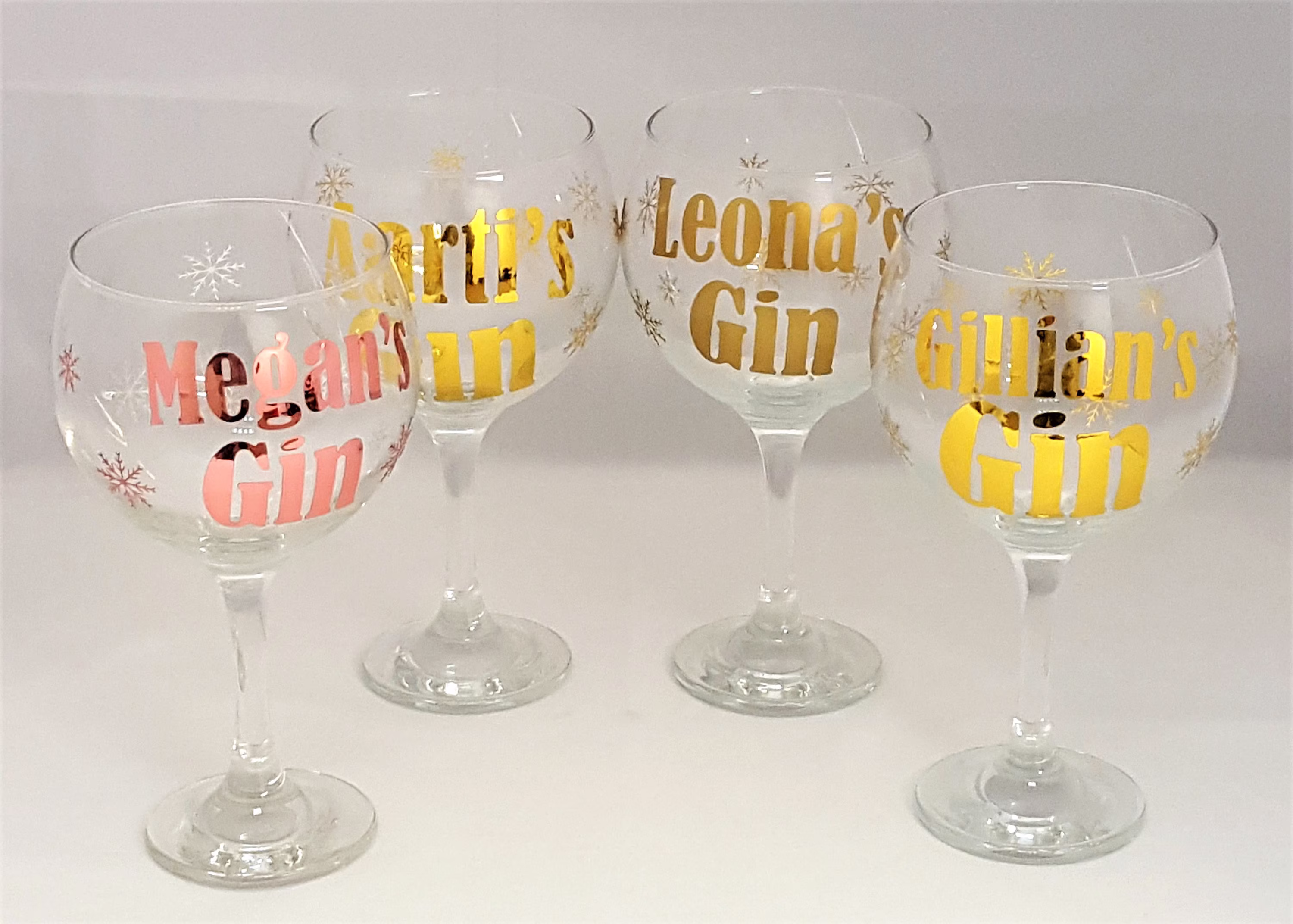 Personalised Gin Glass, Christmas Present
