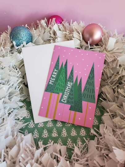 5 Pack Merry Christmas Cards