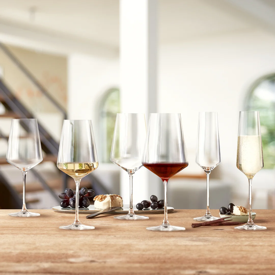 Richmond-Upon-Thames Puccini 12 Piece Stemmed Wine Glass Set