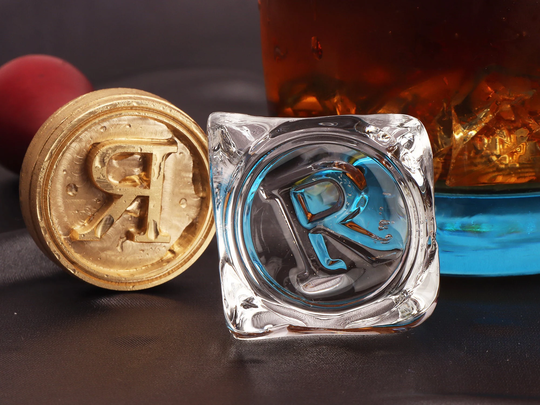 Custom Ice Cube Stamp , Custom Business Logo , Custom Branding Soap Stamp in Brass Ice Cubes