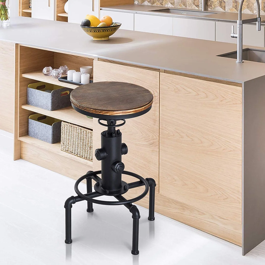 Wells Height Adjustable Bar Stool