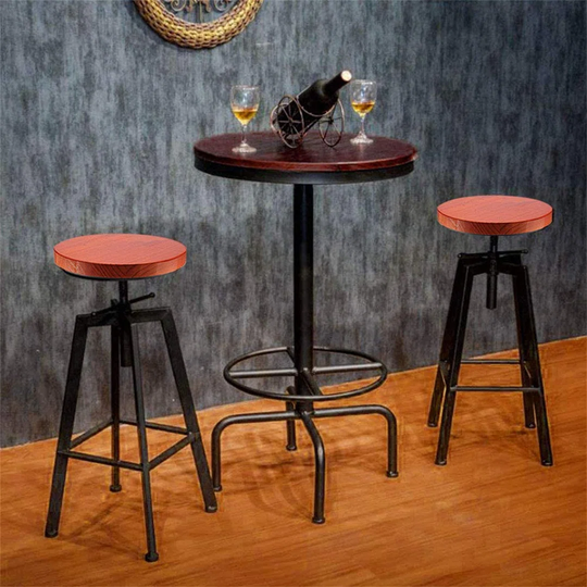 Deo Height Adjustable Swivel Bar Stool