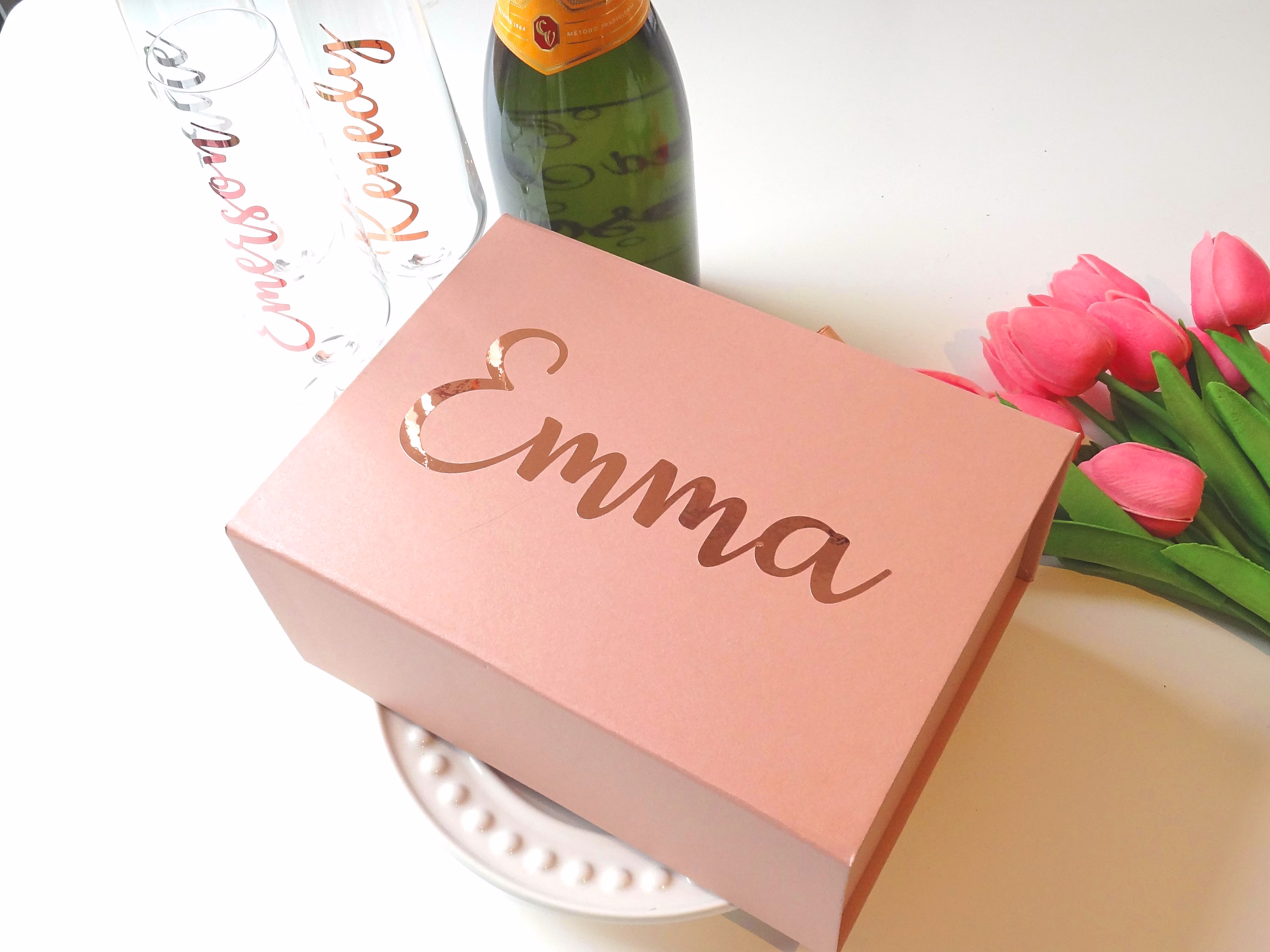 Gift Box Stickers, Wedding Name Decal, Bridesmaid Proposal, Calligraphy Glass Decals, Hen Party, Custom Tag