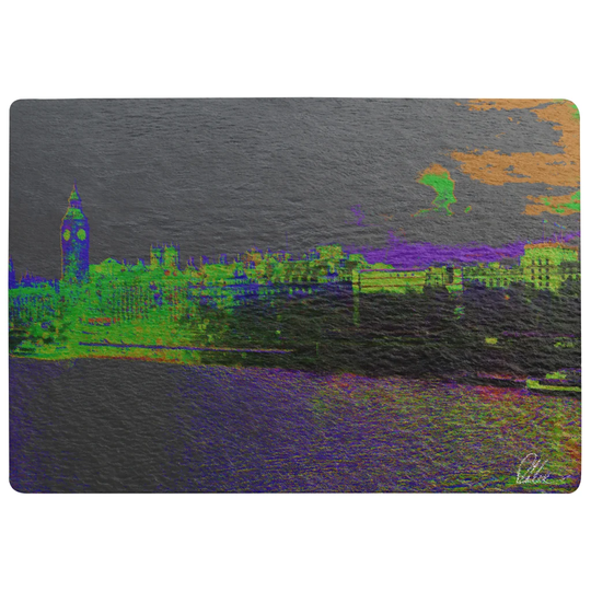 Whitmore Landscape London with a Difference Designer Shaggy Black/Green Rug