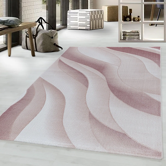 Laverty Flatweave Pink/Cream Rug