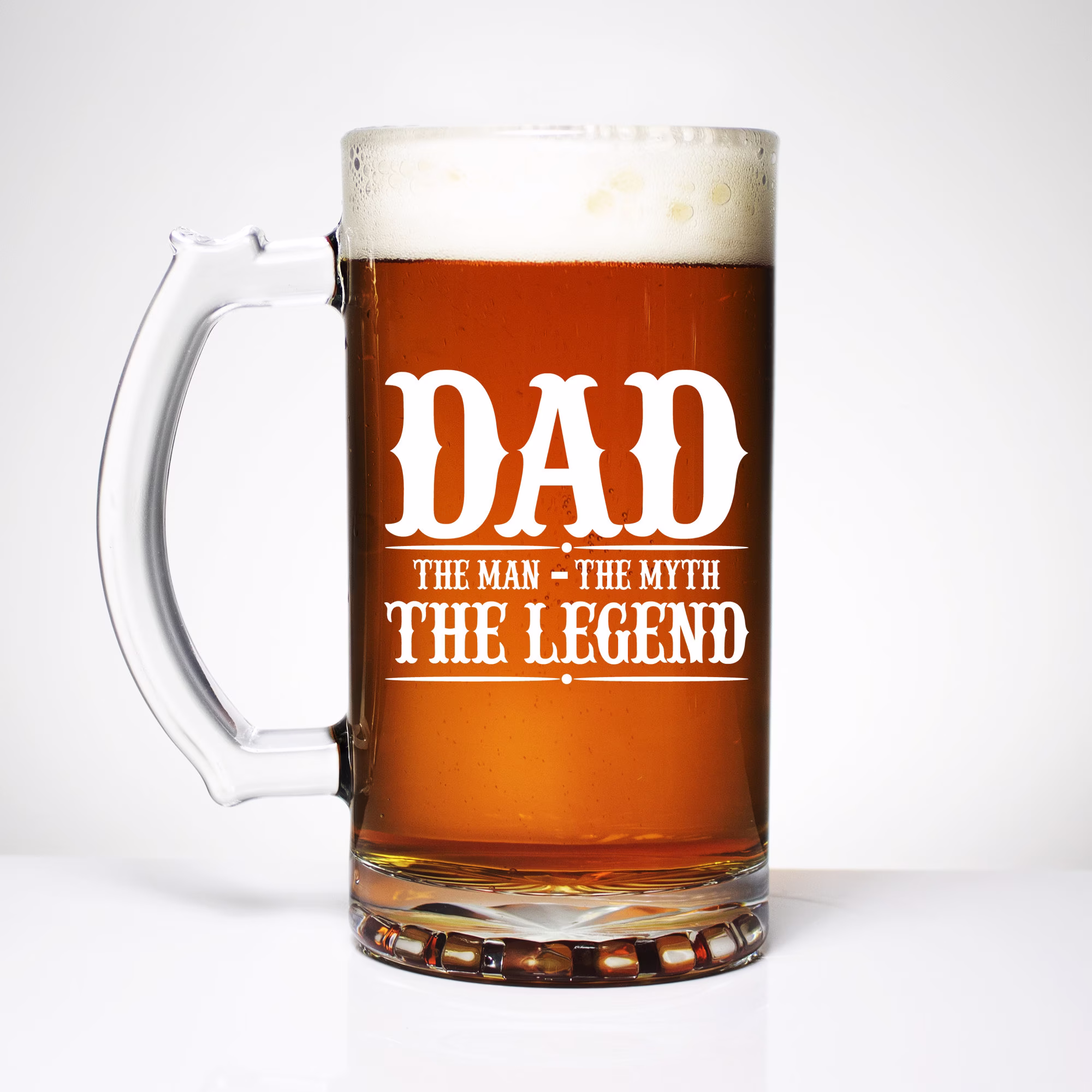 Dad The Legend, Custom Etched Beer Glass, Message For Him, Congratulations, Baby Gifts, Fathers Day, Gifts Him