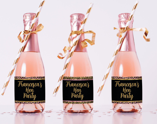 Hen Party Favours - Do Gift Stickers Gifts Bags Mini Champagne Bottle Labels