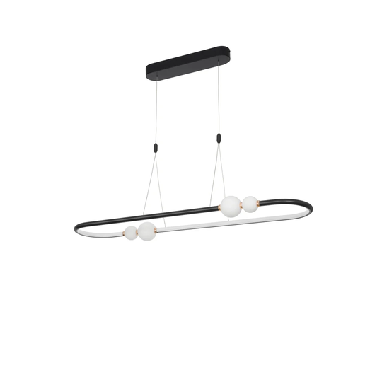 Ladd 5-Light Kitchen Island Geometric LED Pendant