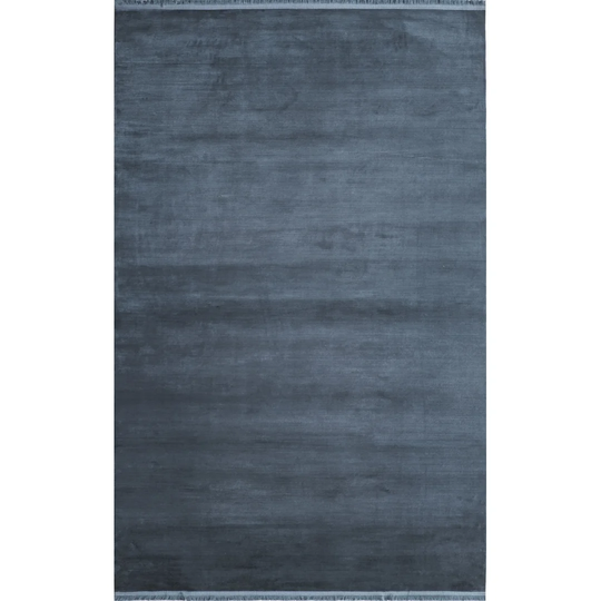 Thaney Machine Woven Blue Rug