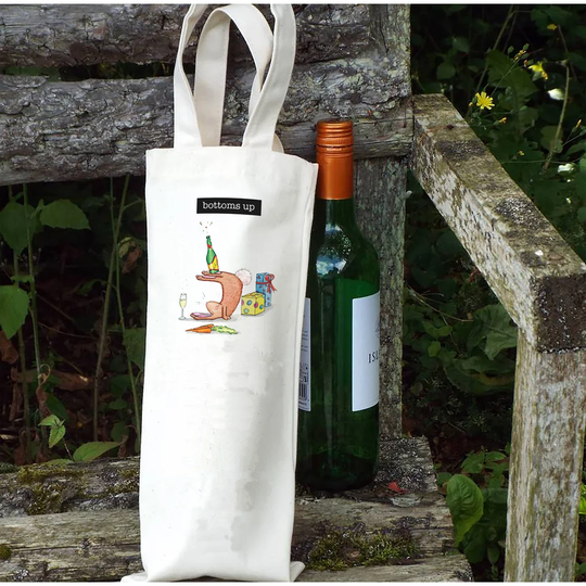 Bottoms up Wine Picnic Tote Bag