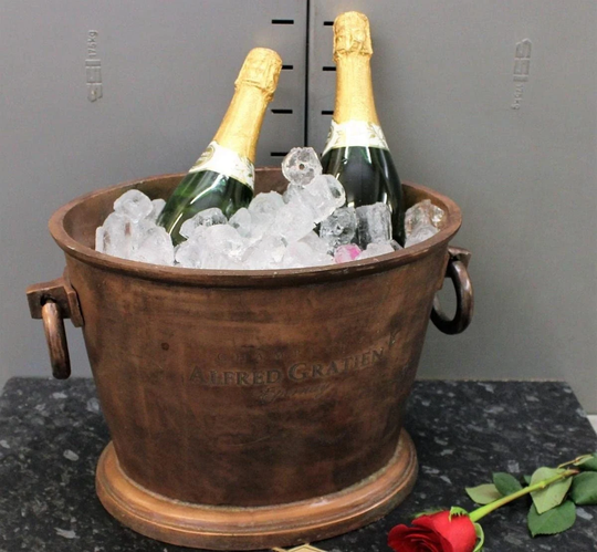 Alfred Gratien Cooper Vintage Champagne Bucket Oval Cooler Traditional Heavy