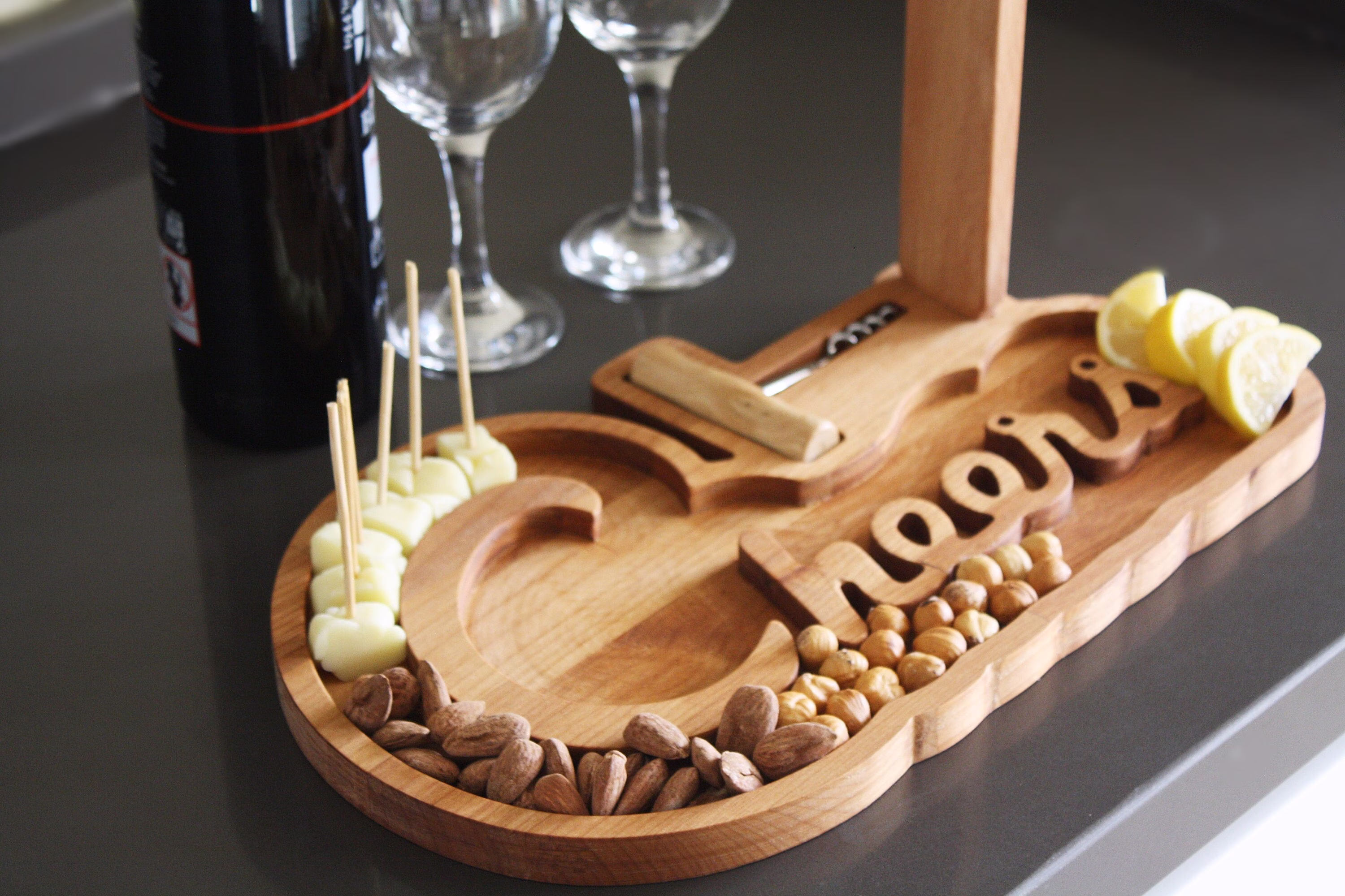 Cheers, Christmas Gift, Wine Stand, Gift For Couples, Anniversary Gift, New Home Gift, Romantic Gift, Gift Family, Birthday Gift, For Lover, Xmas