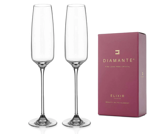 Hollywood Champagne Flutes - Set Of 2