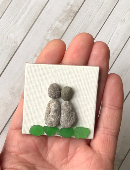 Pebble Art Fridge Magnet Home Decor Couple Magnetic Gift Christmas Gift Refrigerator