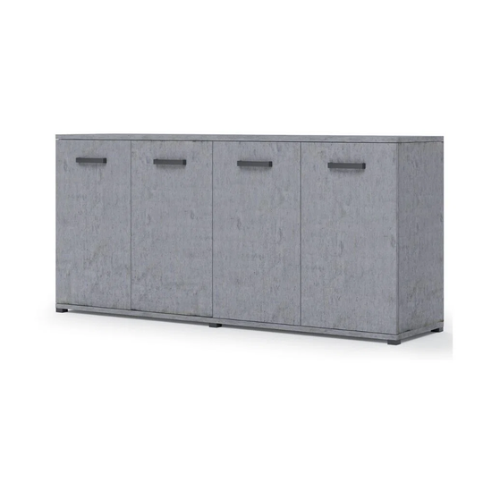 Seaward 180Cm 4 Drawer Sideboard