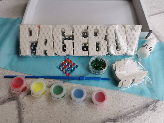 Pageboy Gift, Pageboy Thankyou, Keepsake, Paint Your Own. Wedding Party Gift