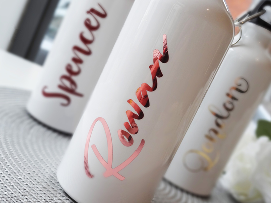 Vinyl Stickers, Water Bottle Decal, Wedding Favors, Aufkleber Name, Calligraphy, Handwritten, Custom Tumbler Sticker, Yeti