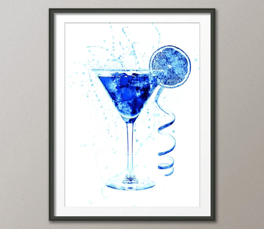 Cocktail Glass, Drink, Art Print Poster | 2826