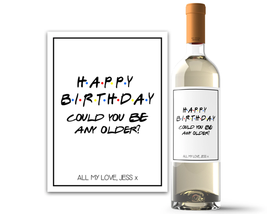 Funny Wine Label Gift - 30Th Birthday For Her 40Th 21st 50Th Women