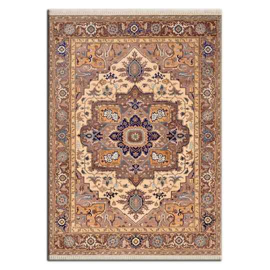Cassel Flatweave Brown/Beige Rug