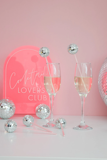 Disco Ball Drink Stirrers