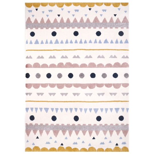 Purdy Tufted White/Violet Rug