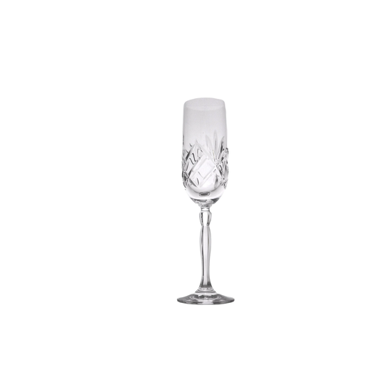 Royal Doulton Crystal - Daily Mail Offer Cut Champagne Glass/Glasses 9