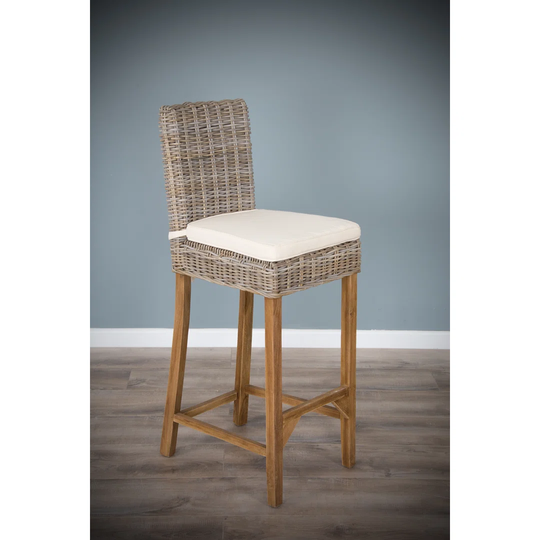 Walbridge 112cm Bar Stool with Cushion