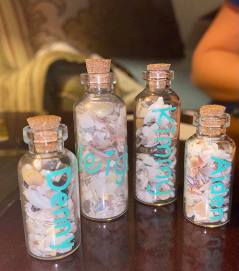 Sea Shells in A Bottle