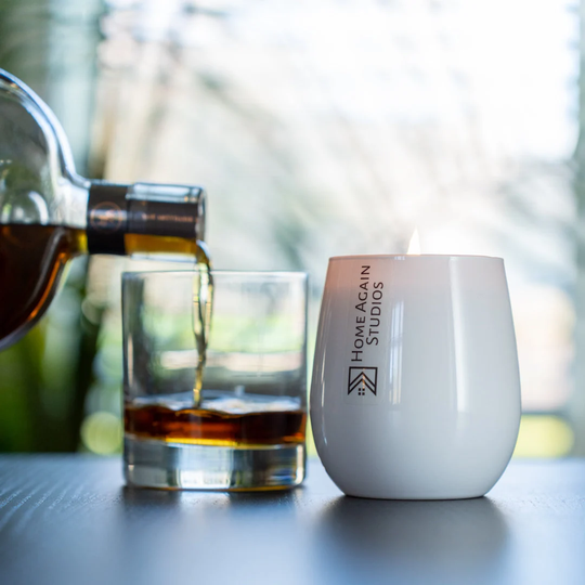 Aged Bourbon | Soy Candle Wine Gifts Cocktail Home Again Studios