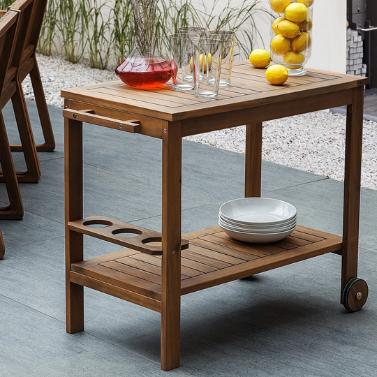 Cray Bar Serving Cart