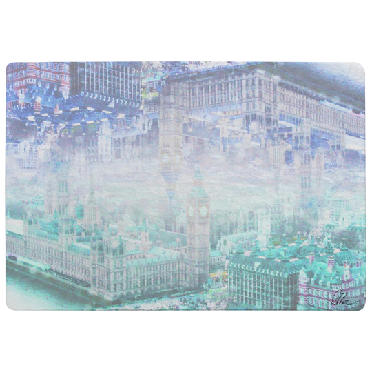 Talbot Inception London Designer Shaggy Purple/Mint Rug