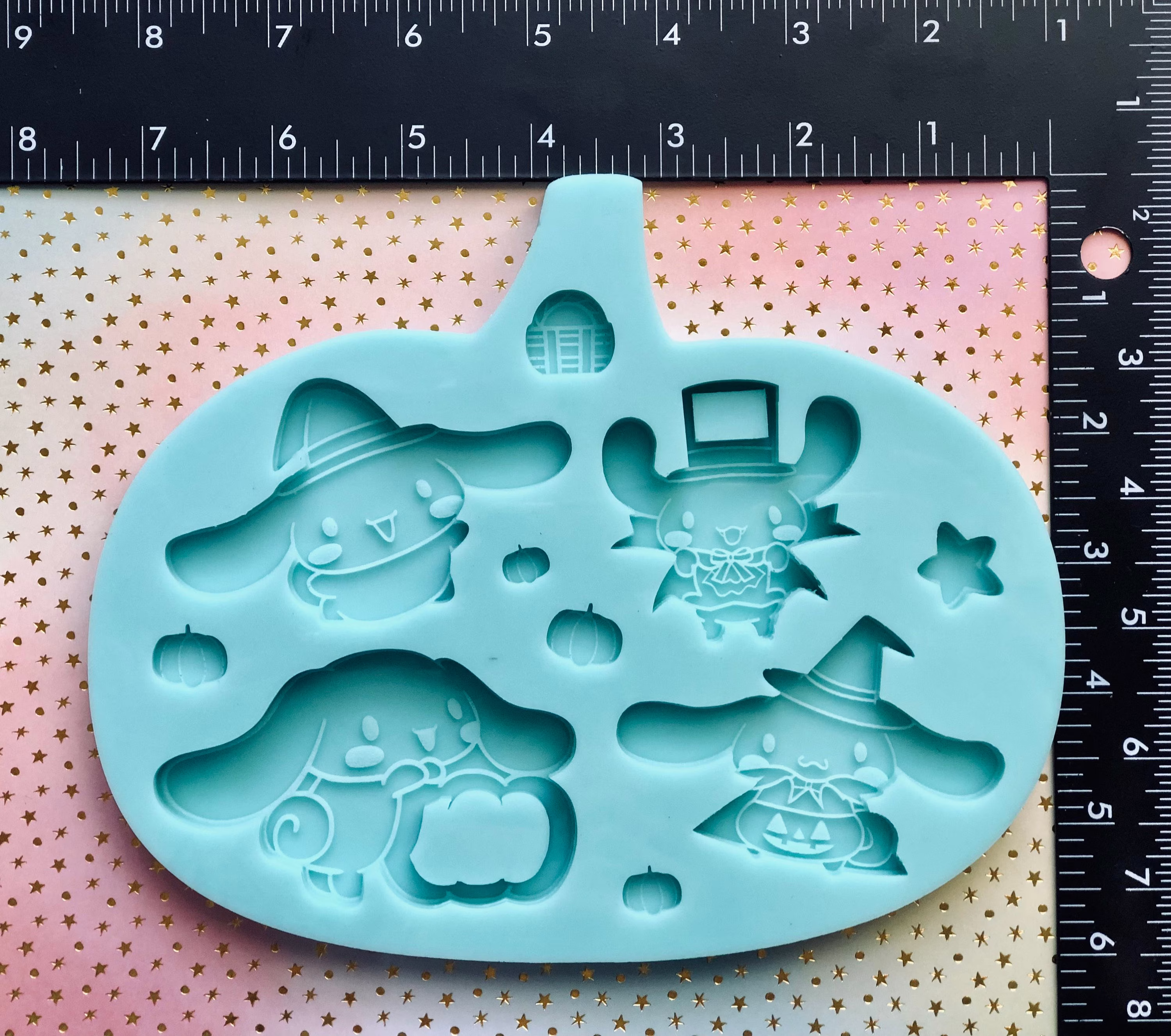Halloween Shaker Molds Palette For Resin Cute Puppy Costumes