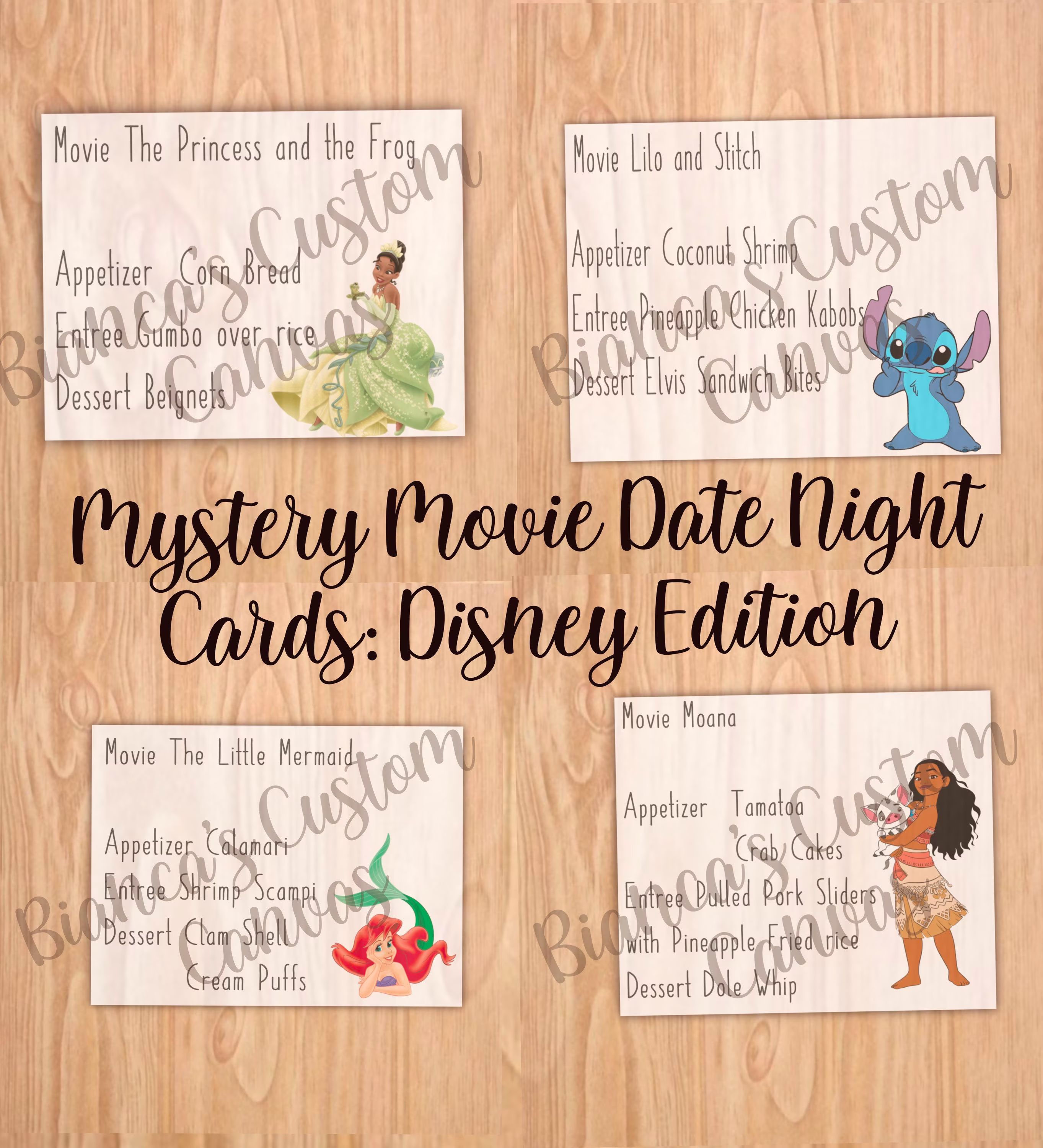 Mystery Movie Date Night Cards Animated Magic Edition