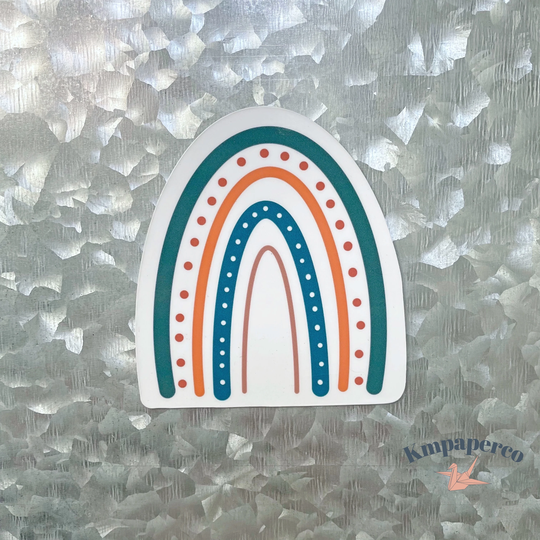 Rainbow Magnet, Boho Colorful Car Magnet For Fridge, Locker Magnet, Birthday Gift Her, Small