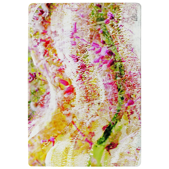 Goff Colour Wilderness Designer Shaggy White/Yellow Rug