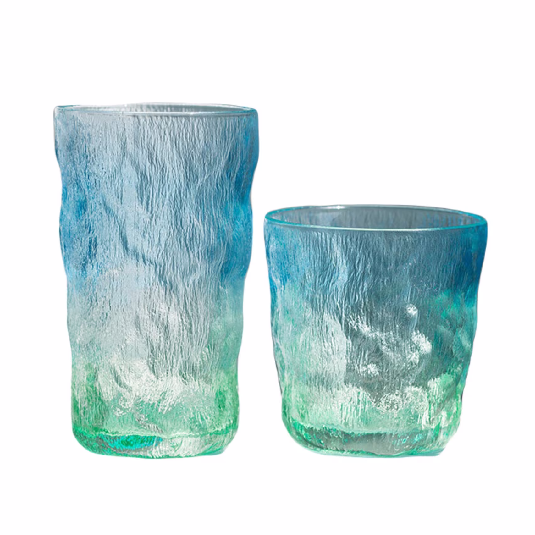 Glacier Pattern Drinking Glass
