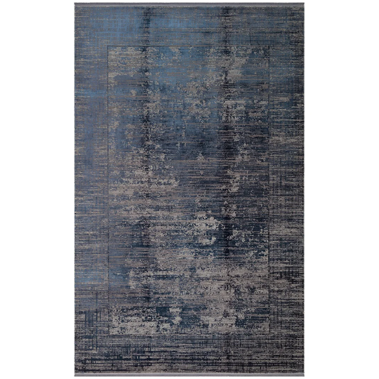 Dilys Machine Woven Dark Blue Rug