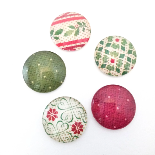 Christmas Fridge Magnets, Glass Magnets Set, Cute Stocking Stuffers For Mom, White Elephant Gifts, Gifts Coworkers