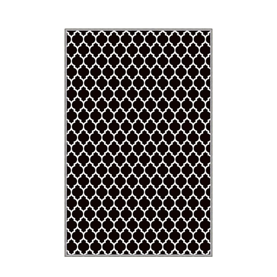 Teena Flatweave Black/White Rug